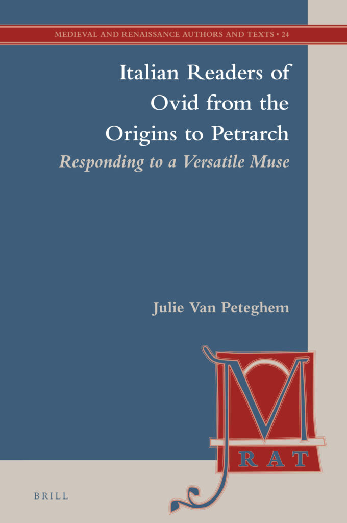 Book cover "Italian Readers of Ovid from the Origins to Petrarch"