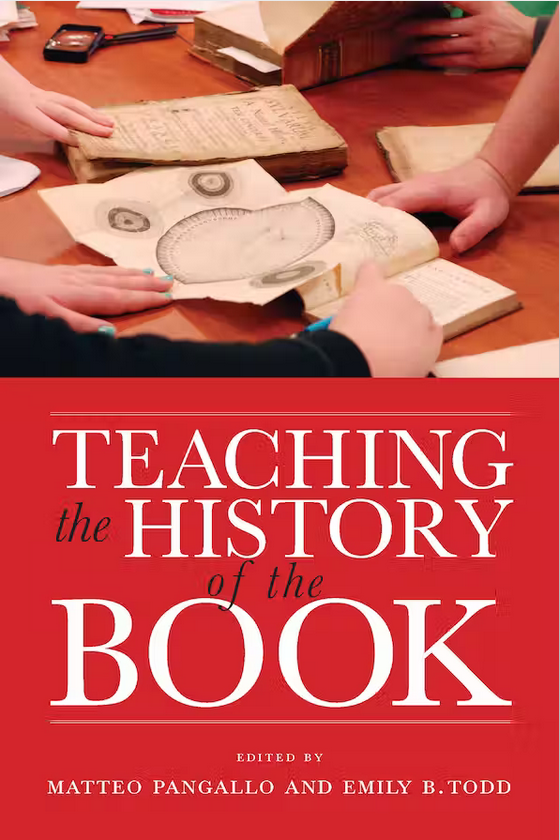 Book cover "Teaching the History of the Book"